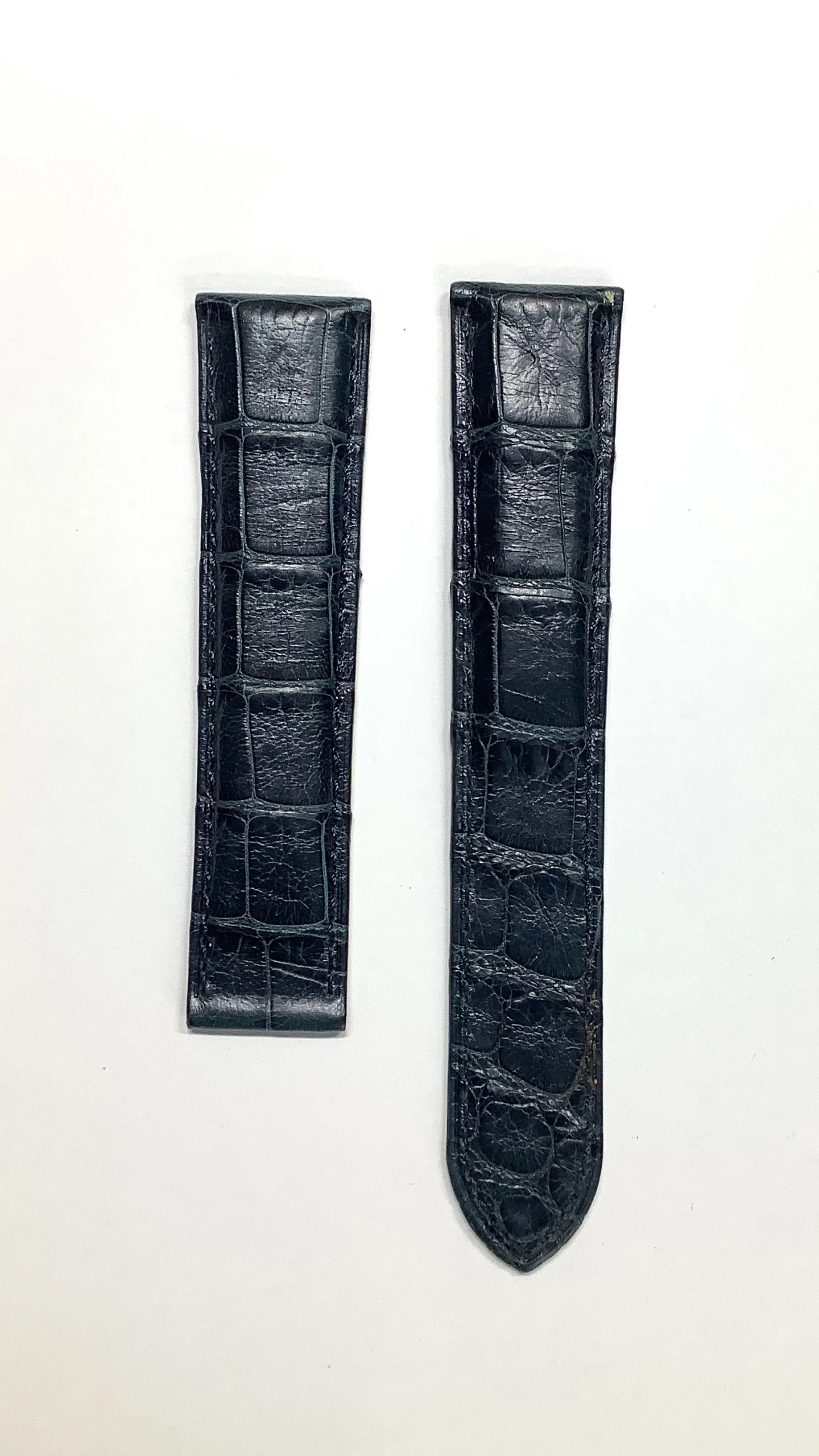 CARTIER Dark Blue Crocodile Watch Strap for Deployment - $700 APR VALUE w/ CoA! ✓