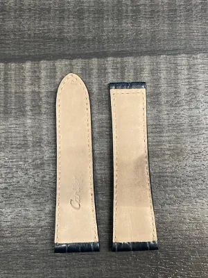 CARTIER Dark Blue Crocodile Watch Strap for Deployment - $800 APR VALUE w/ CoA! ✓