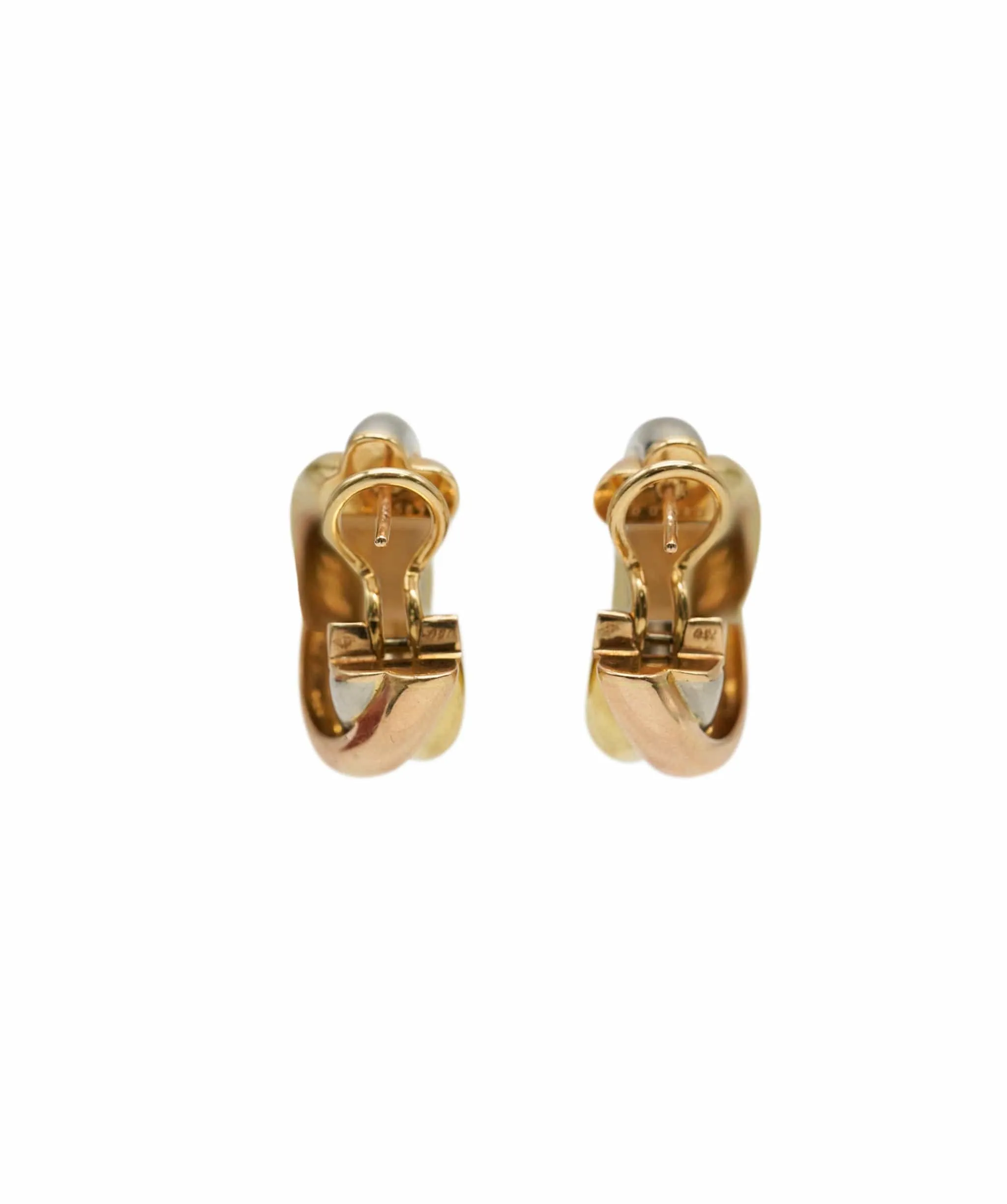 Cartier gold large Trinity earrings ALC1258