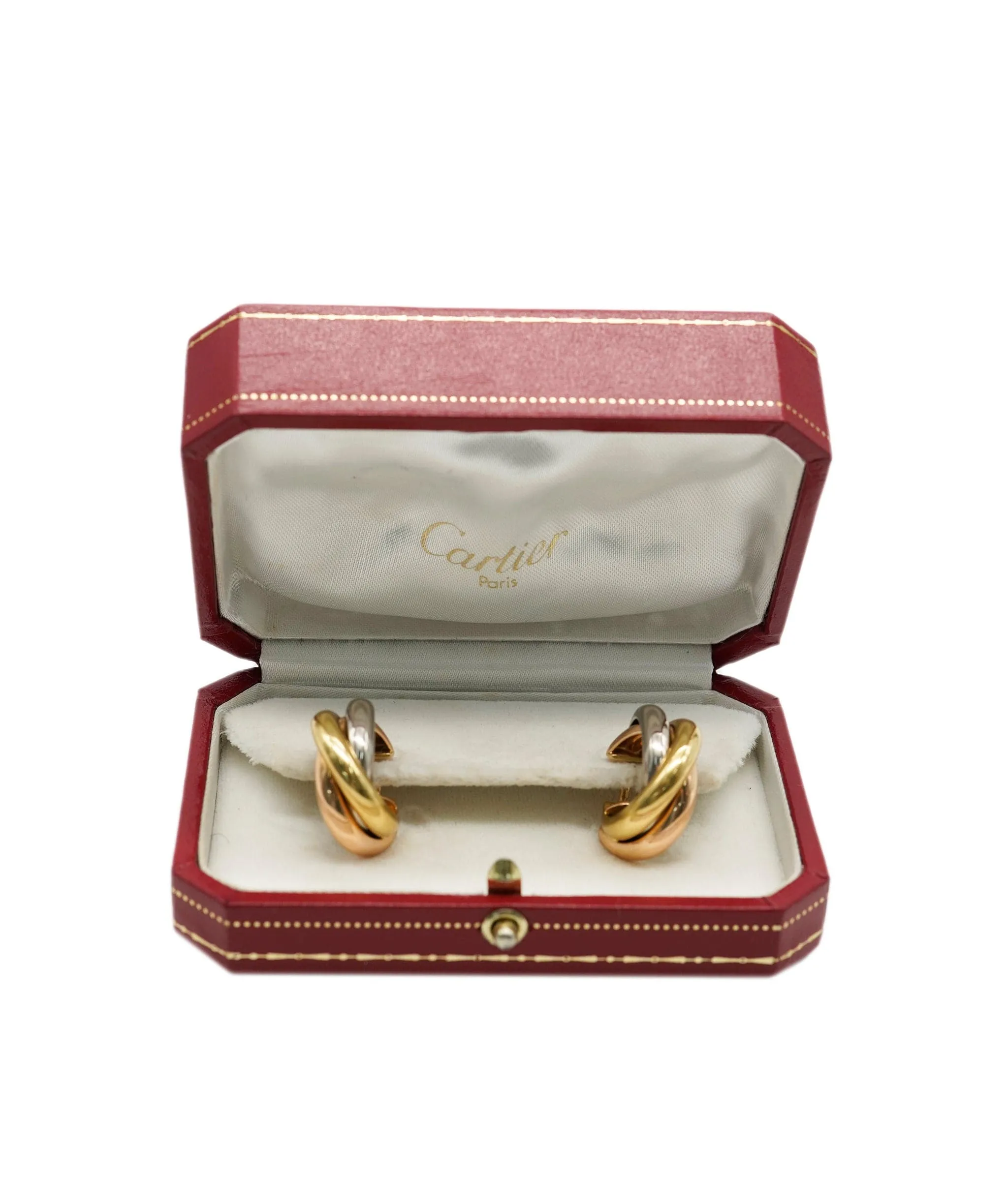 Cartier gold large Trinity earrings ALC1258