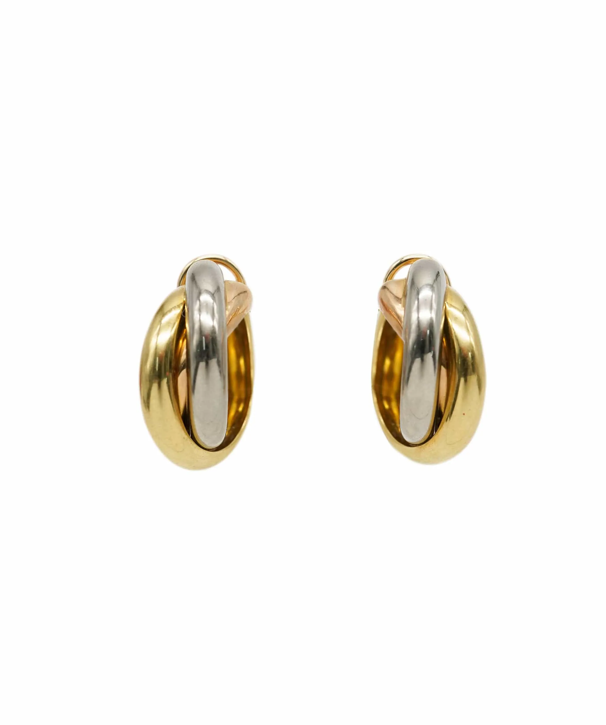 Cartier gold large Trinity earrings ALC1258