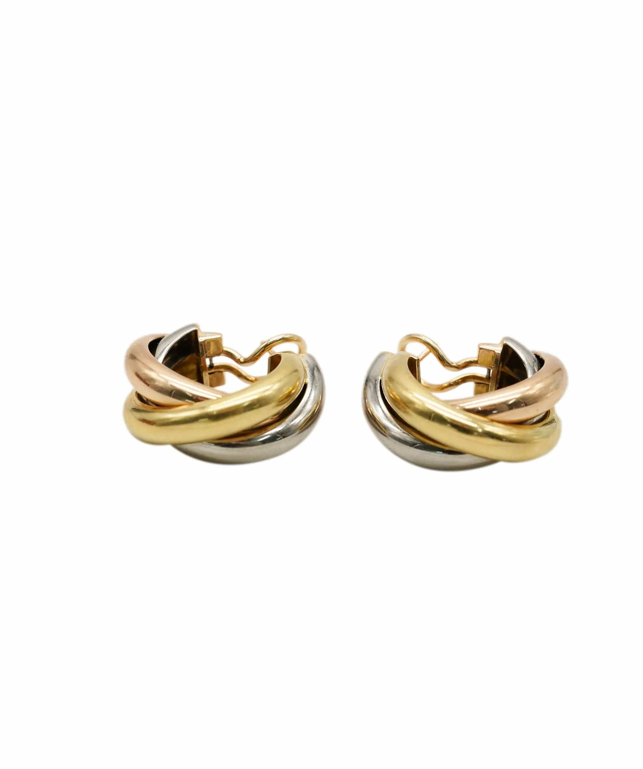 Cartier gold large Trinity earrings ALC1258