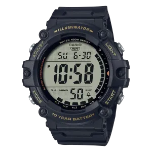 Casio Digital Black Resin Band Watch AE1500WHX-1A