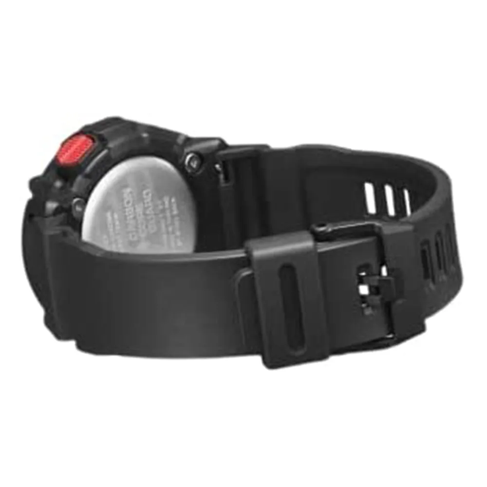 Casio Men's Blak Ignite Red Dial Black Resin Band G-Shock Analog and Digital Quartz Watch - GA-2200BNR-1ACR