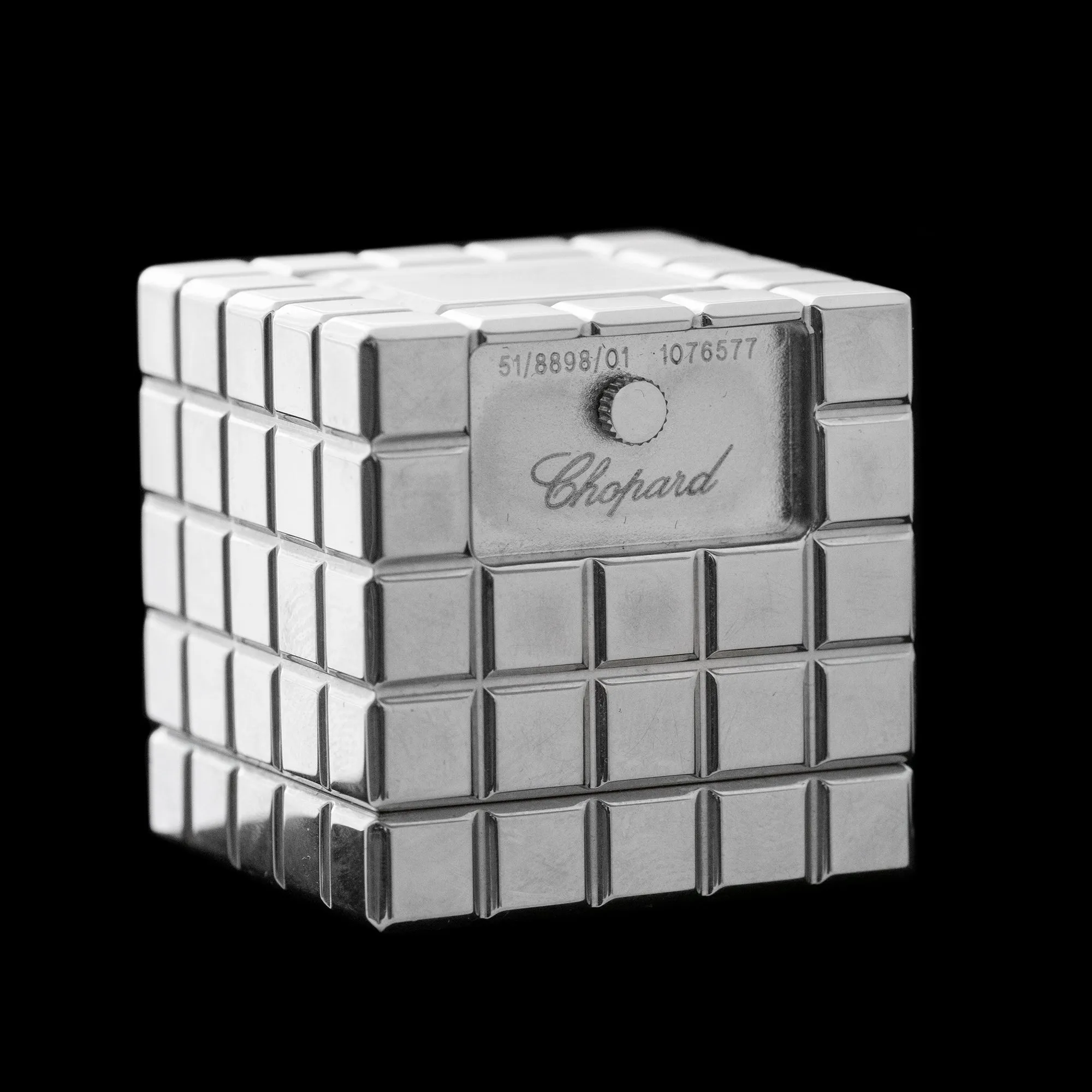 Chopard - ‘Ice Cube’ QZ Desk Clock