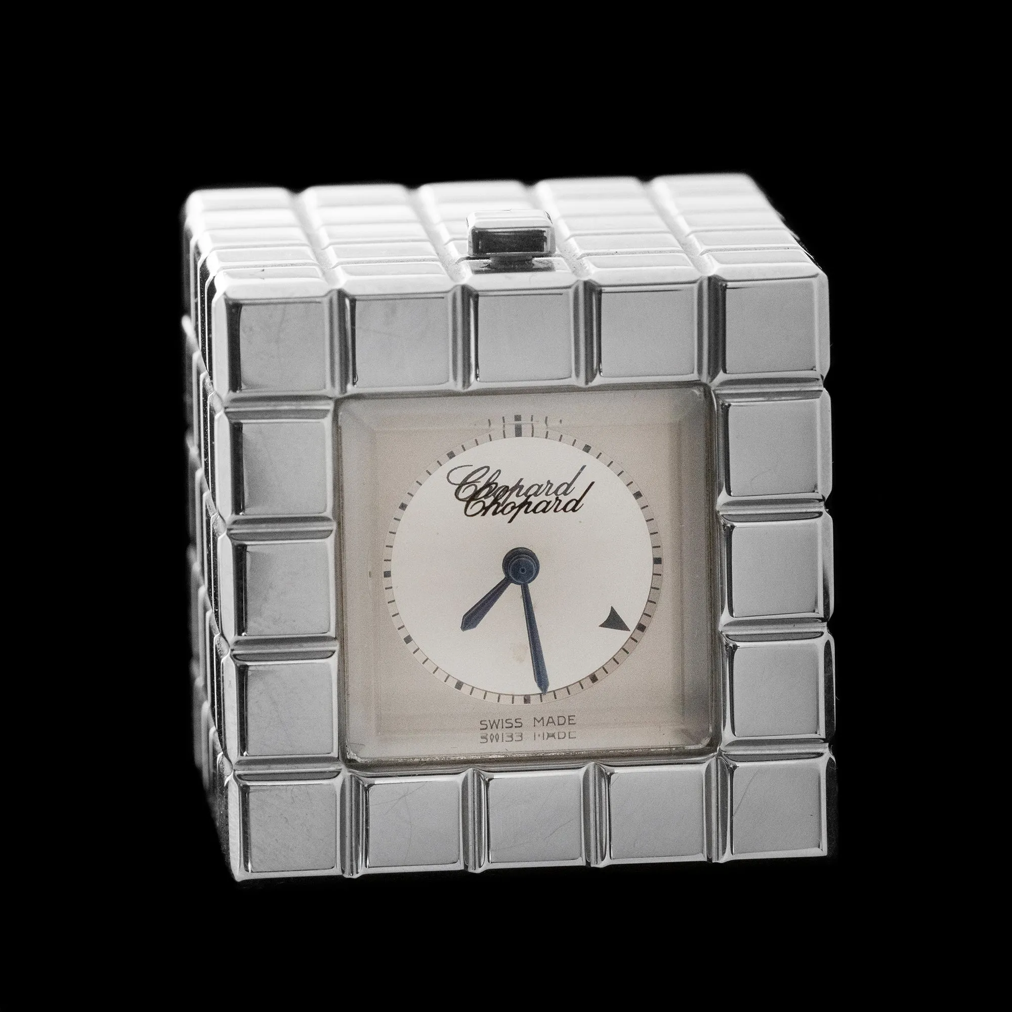 Chopard - ‘Ice Cube’ QZ Desk Clock