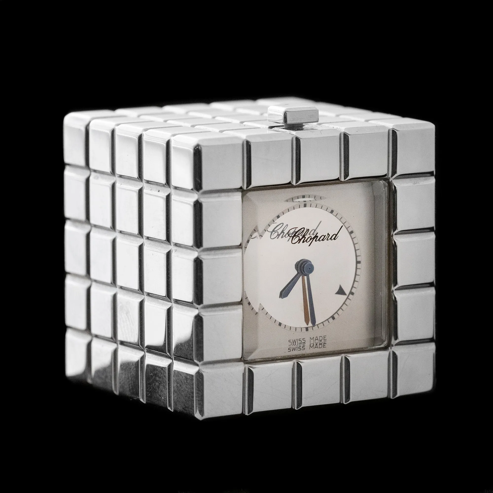 Chopard - ‘Ice Cube’ QZ Desk Clock