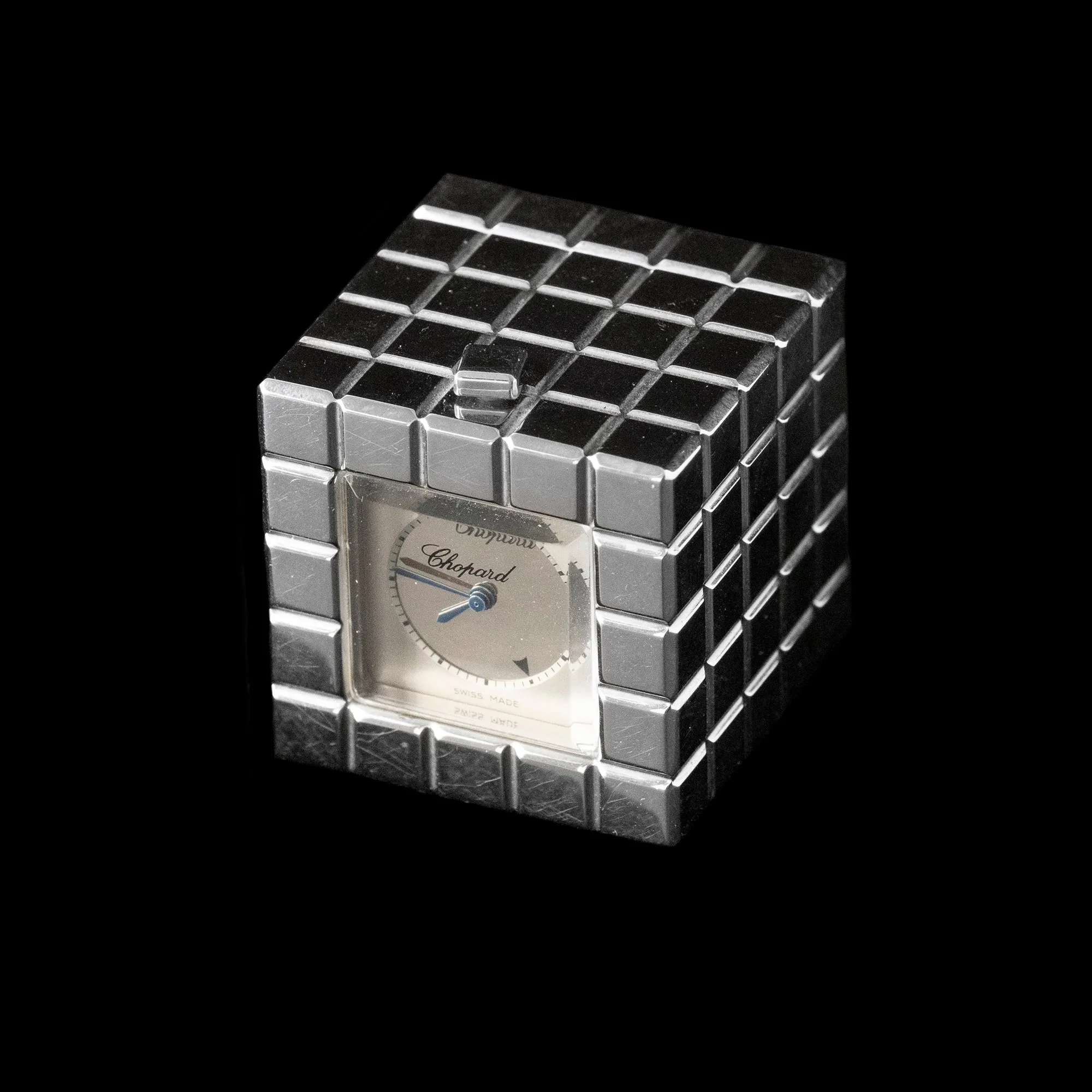 Chopard - ‘Ice Cube’ QZ Desk Clock