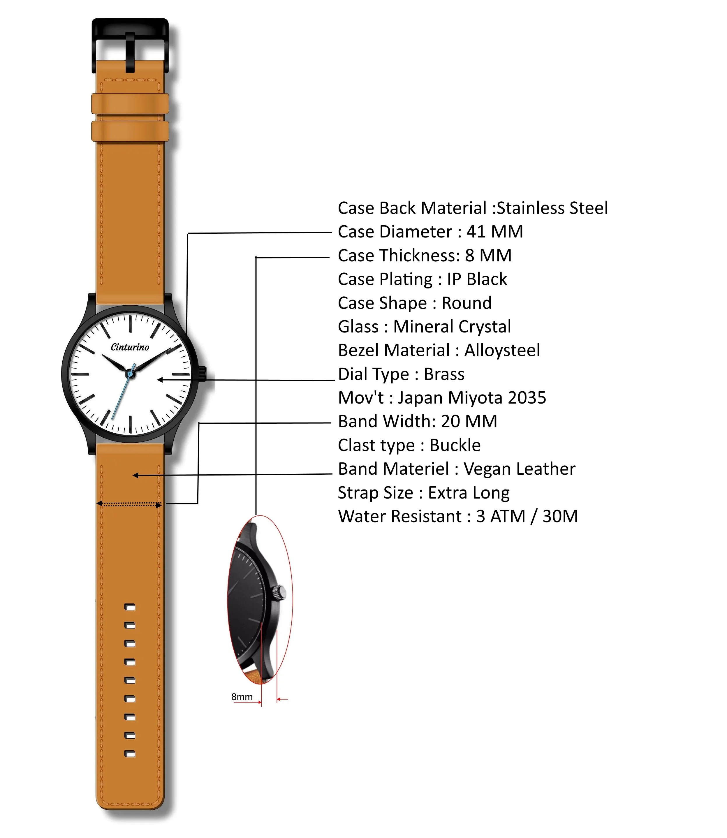 Cinturino Vantage 202