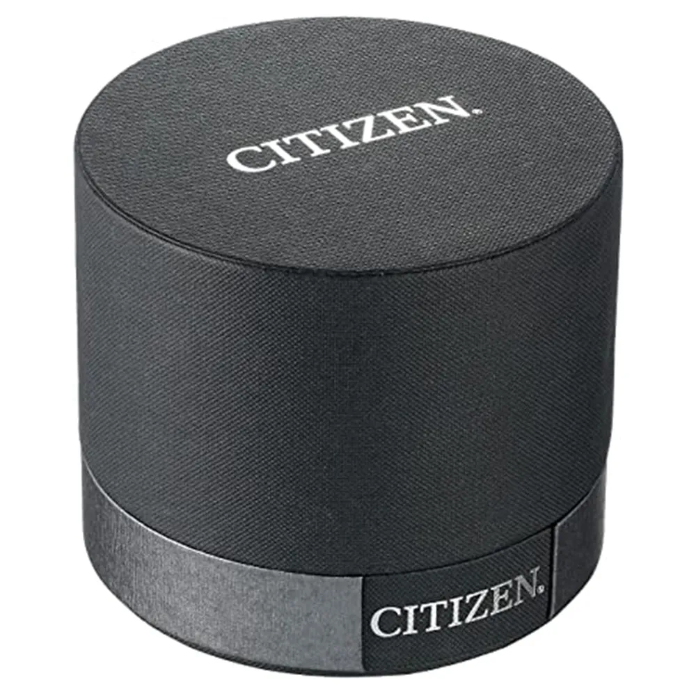 Citizen Mens Eco-Drive Black Dial Stainless Steel Band Watch - BM8475-00F
