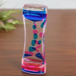 Color Liquid Hourglass Timer – Relaxing Sensory Toy