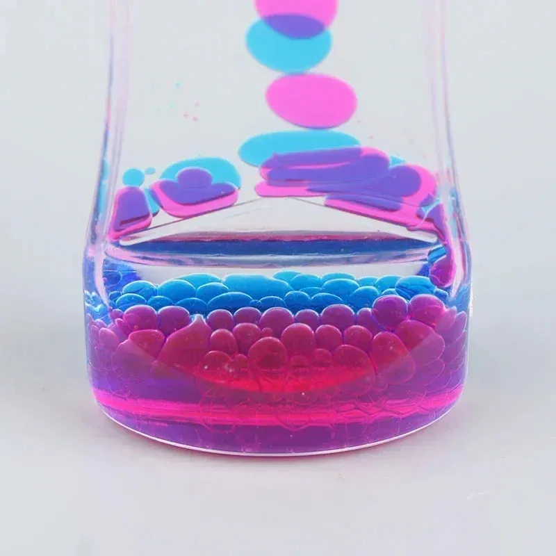 Color Liquid Hourglass Timer – Relaxing Sensory Toy