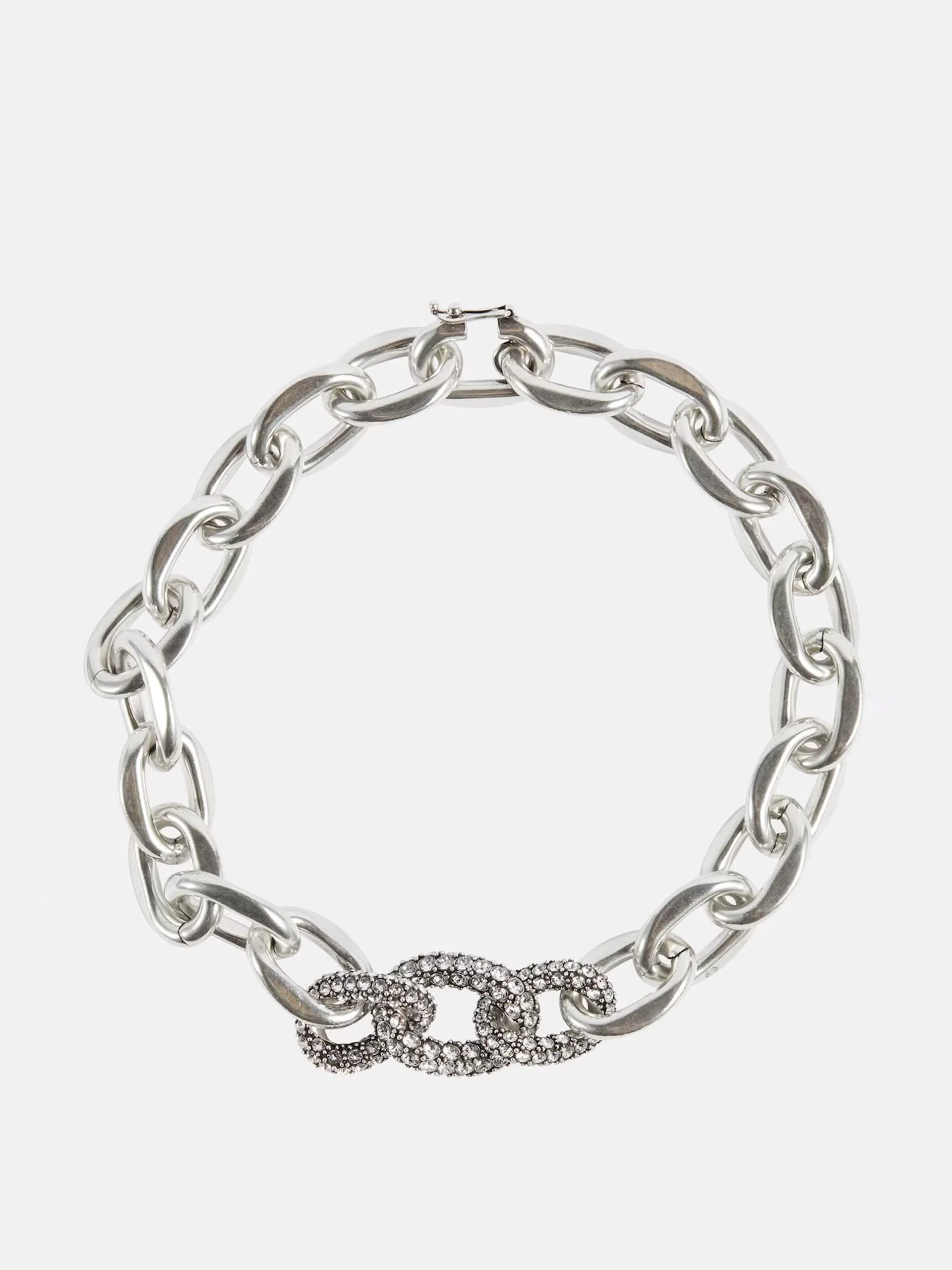 Crystal-embellished necklace