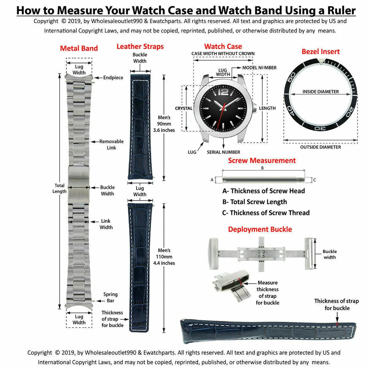 CURVED END SILICONE WATCH BAND RUBBER STRAP 18MM 19MM,20MM 21MM 22MM 24MM  CLASP
