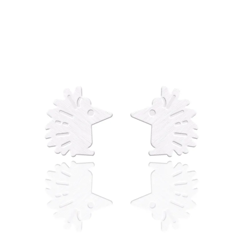 Cute Cartoon Hedgehog Earrings For Girls Kids