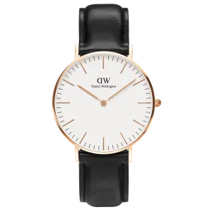 Daniel Wellington Men's Black Classic Sheffield  Watch DW00100036