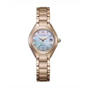 EW2540-83L - Ladies Rose Gold Eco-Drive Watch