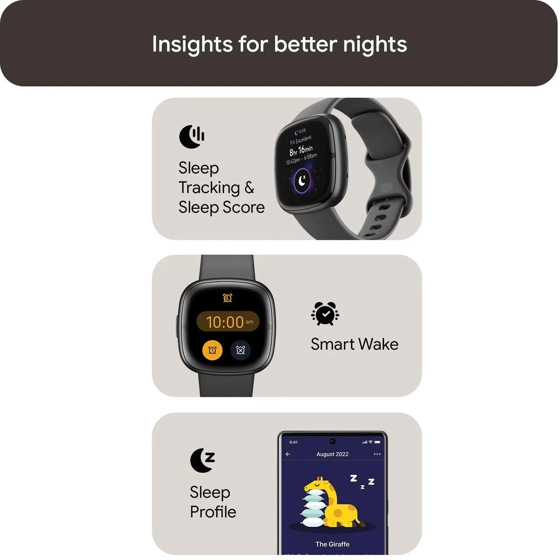 Fitbit Sense 2 Health and Fitness Smartwatch GPS Compatible with Android and iOS Graphite