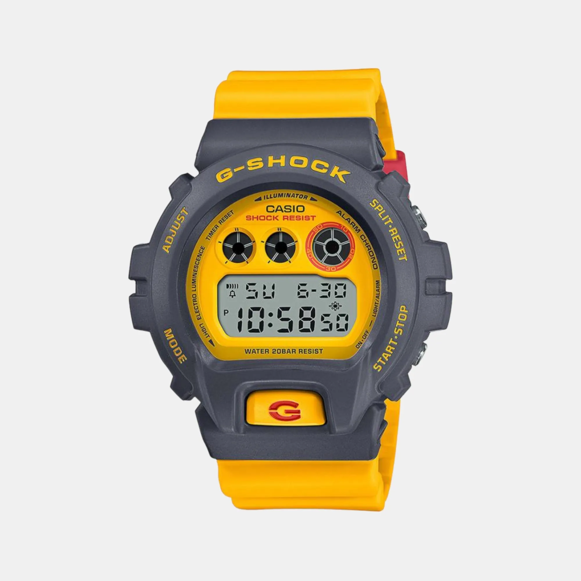 G-Shock Men's Digital Resin Watch G1337 - DW-6900Y-9DR