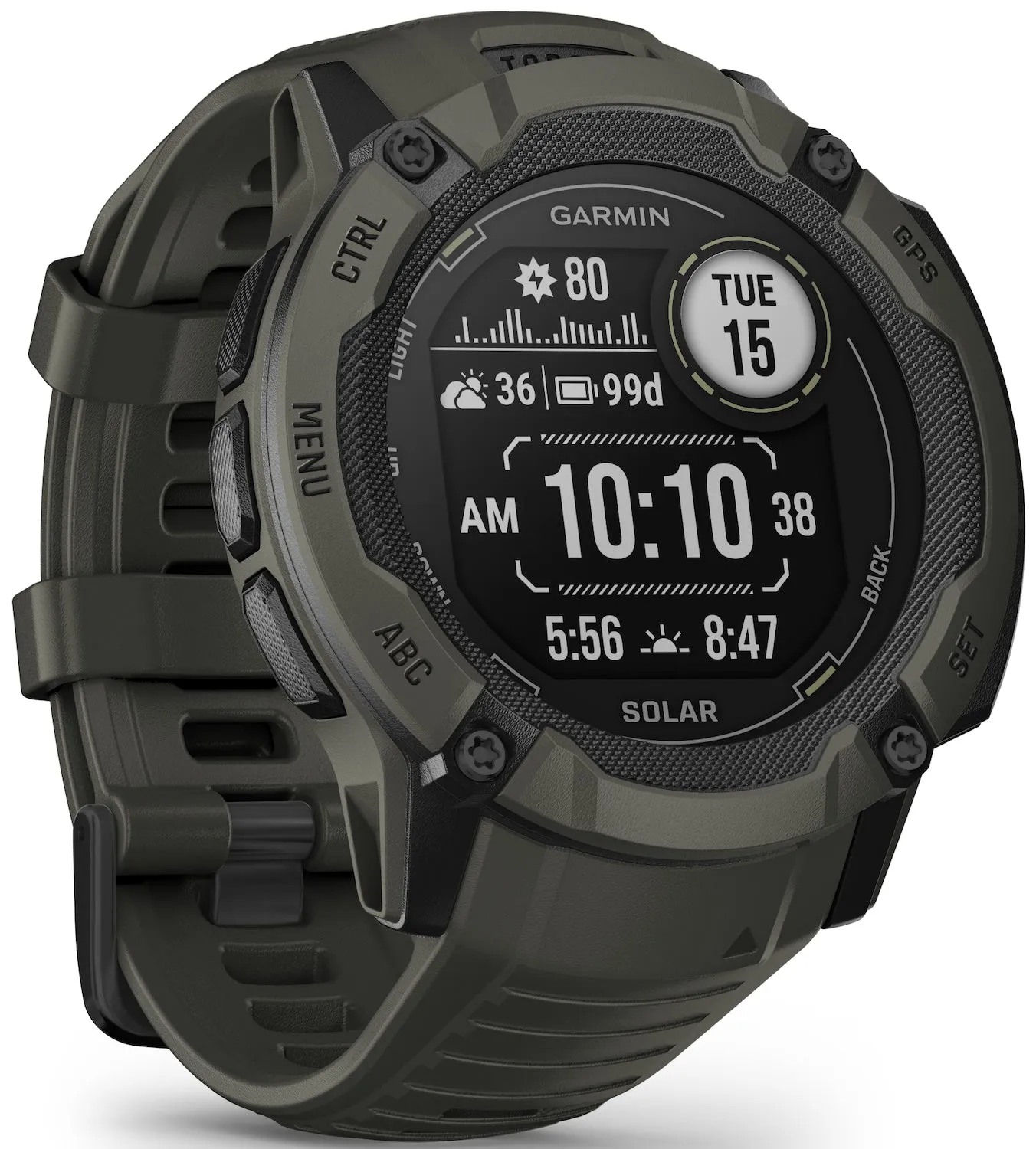 Garmin Instinct 2X Solar Moss