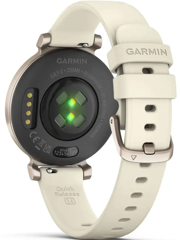 Garmin Lily 2 Cream Gold Coconut Silicone