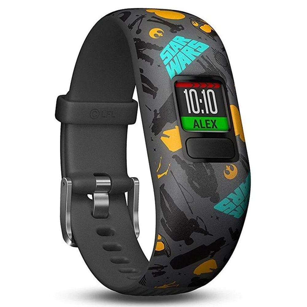 Garmin vivofit jr. 2 Activity Tracker for Multicolored Band Black Dial Smart Watch - 010-01909-31
