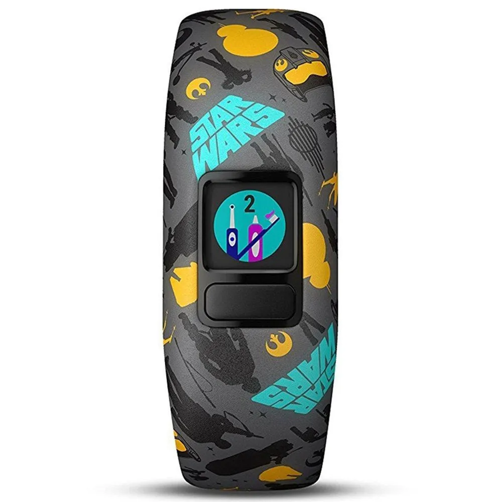 Garmin vivofit jr. 2 Activity Tracker for Multicolored Band Black Dial Smart Watch - 010-01909-31