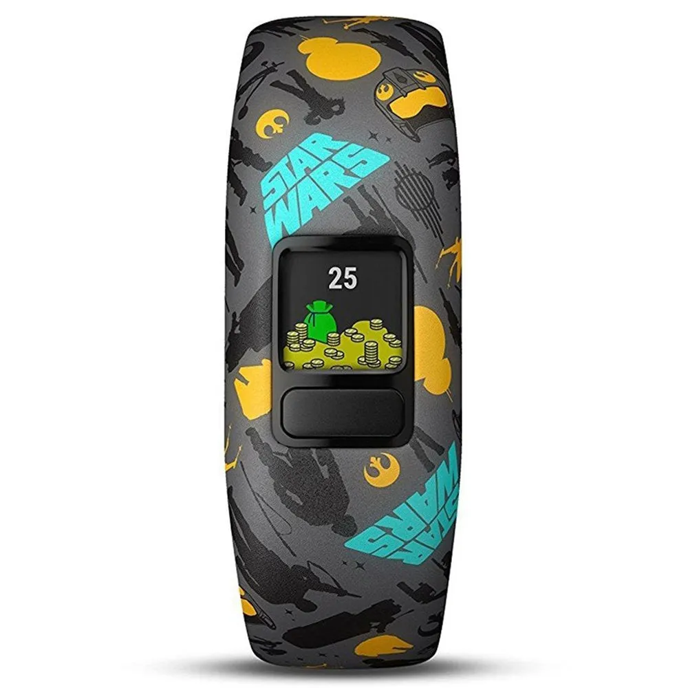 Garmin vivofit jr. 2 Activity Tracker for Multicolored Band Black Dial Smart Watch - 010-01909-31