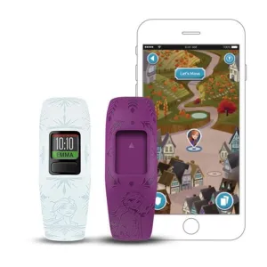 Garmin vivofit Jr 2 Kids Disney Frozen 2 Anna Elsa Silicone Band Fitness/Activity Tracker Smart Watch - 010-01909-44