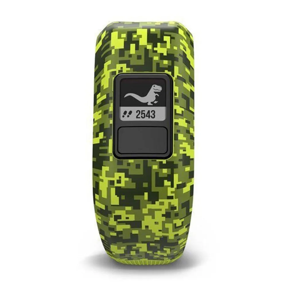 Garmin vivofit jr Kids Digi Camo Silicone Band Black Dial Fitness/Activity Tracker Smart Watch - 010-01634-01
