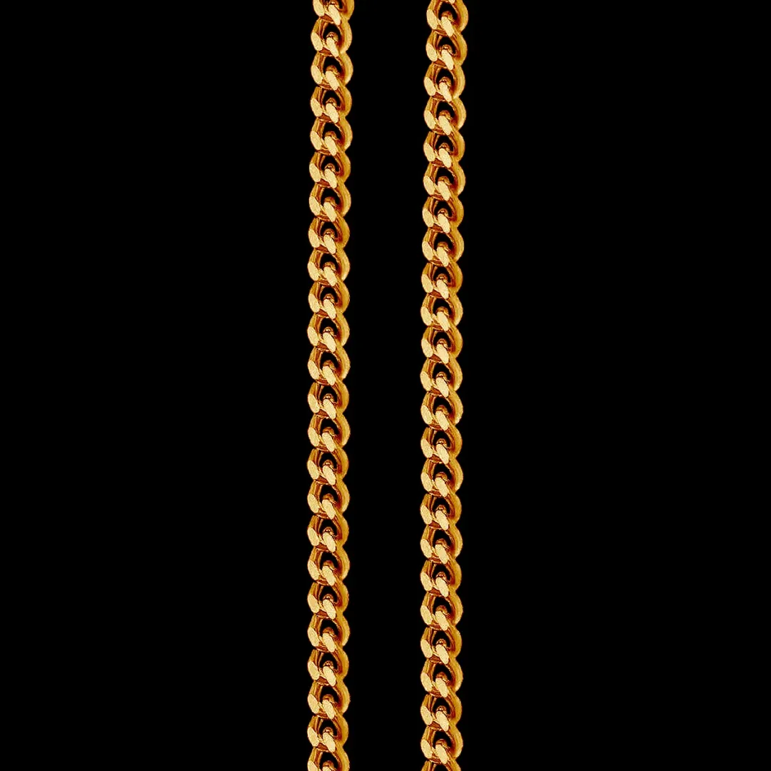 Gold Plated Grumet Slim Bracelet