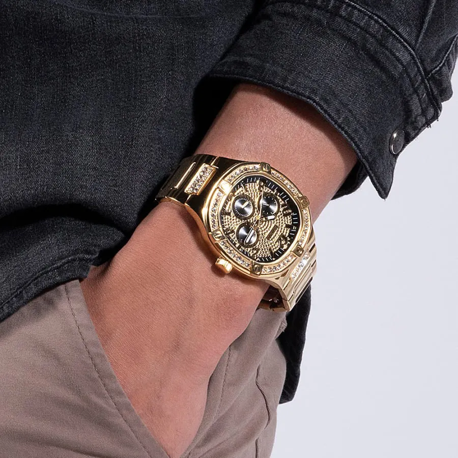 Guess Duke Men's Gold Watch GW0576G2