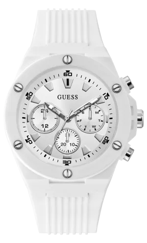 Guess Men White Dial Analog Watch - GW0268G1