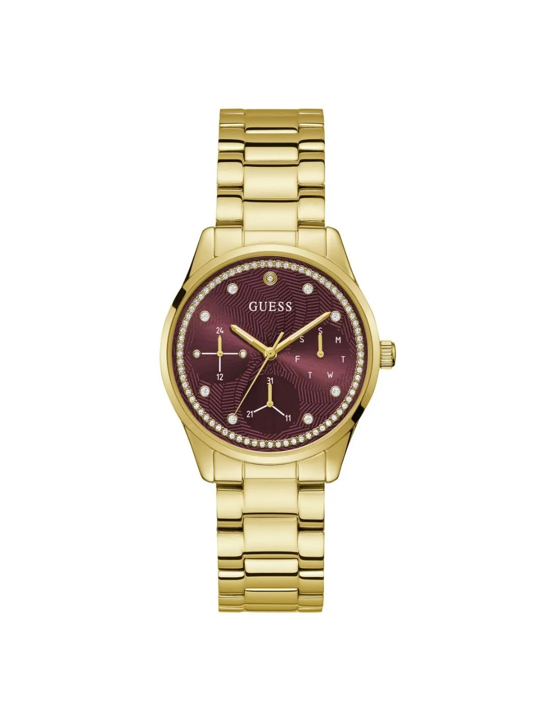 Guess Red Dial Women Analog Watch - GW0659L5
