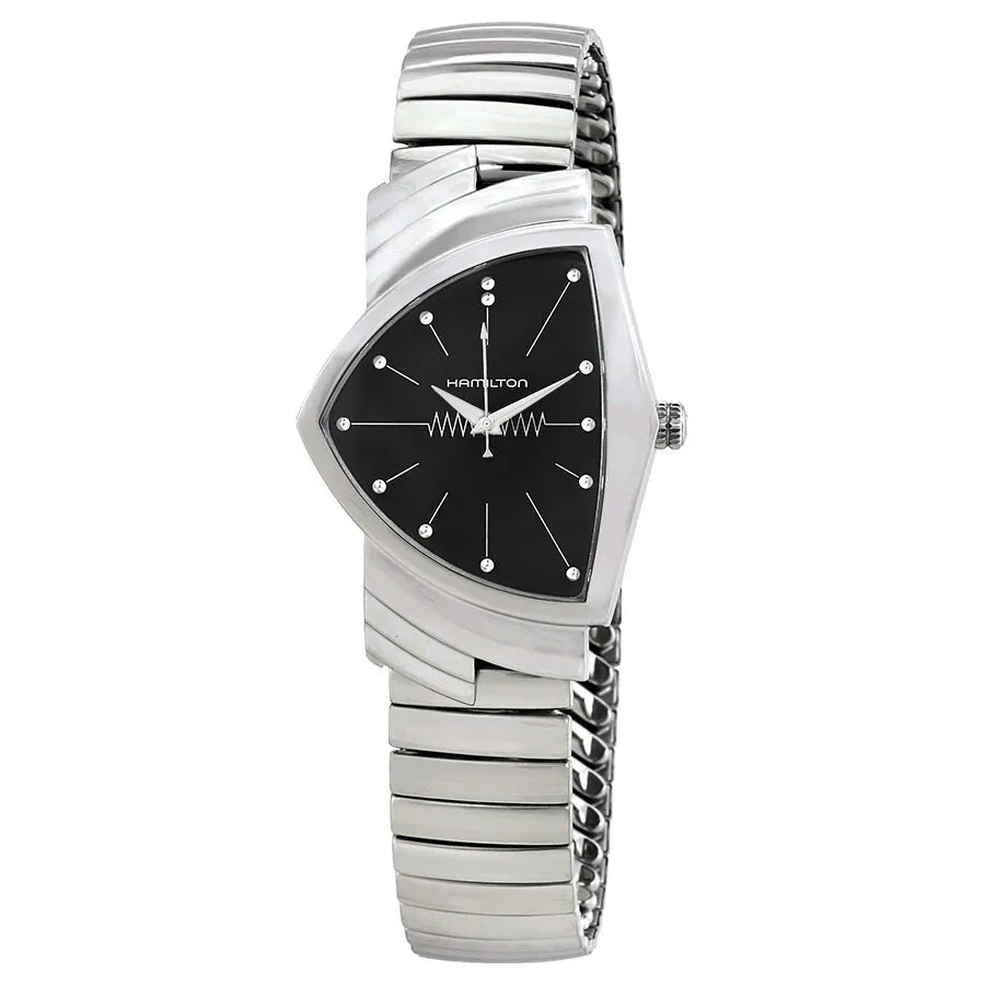 Hamilton Ventura L Black Dial Asymmetric Men's Watch H24411232