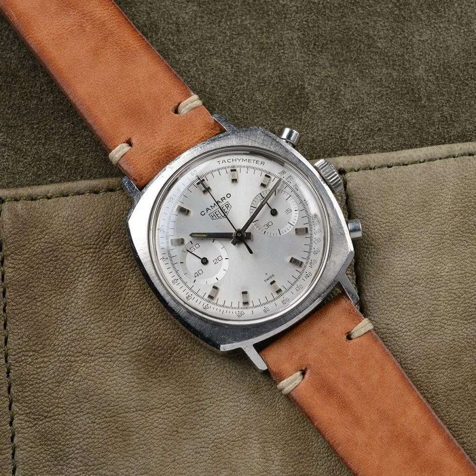 HEUER CAMARO 9220T TACHYMETER VALJOUX 92