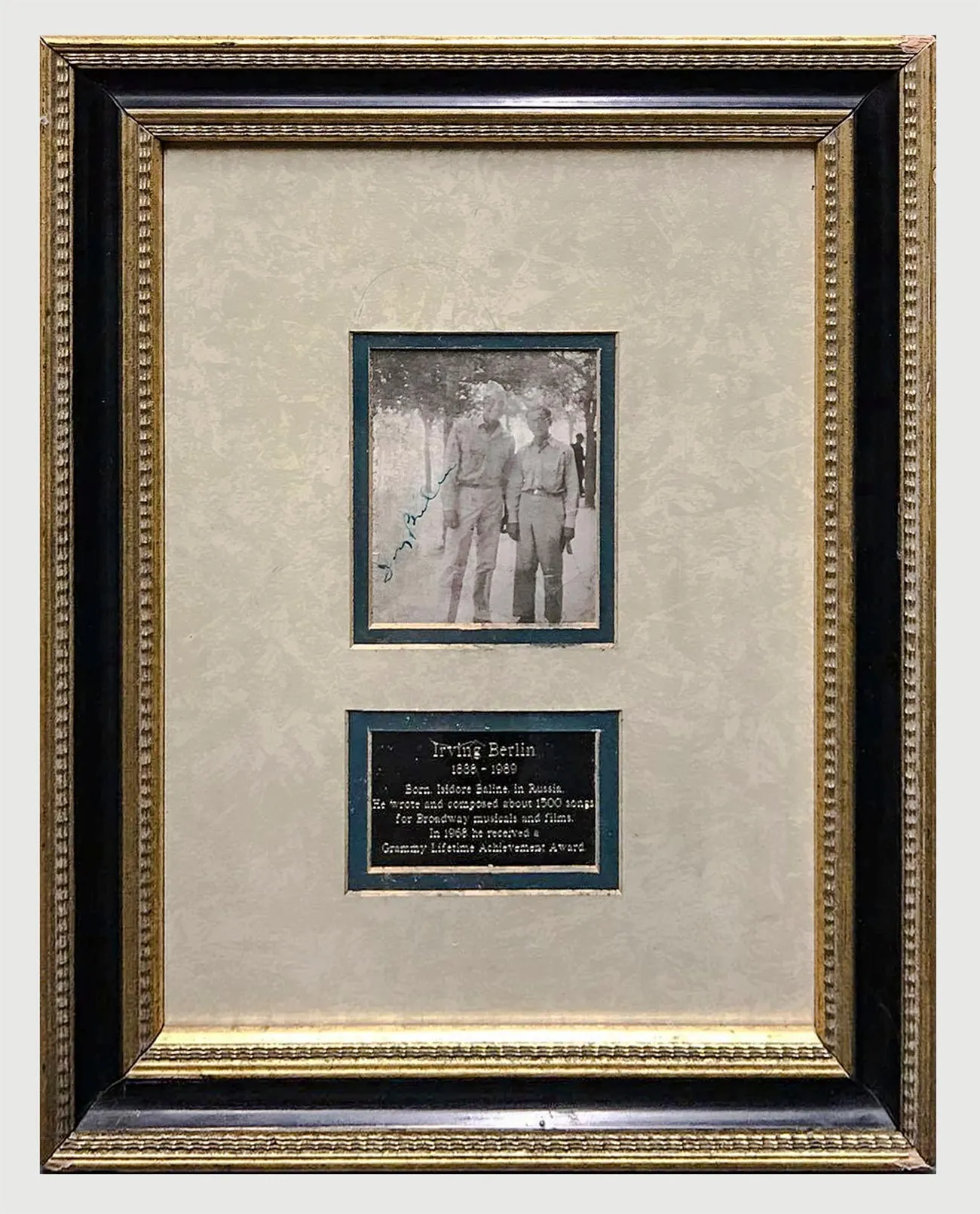 ''Irving Berlin'' C.1944 Signed Black and White Photograph - $6K APR W/CoA!