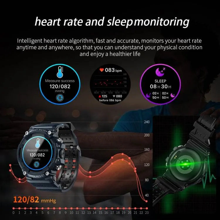 LOKMAT ATTACK 3 Fitness Smart Watch with 1.28" TFT Screen and Bluetooth Calling功能