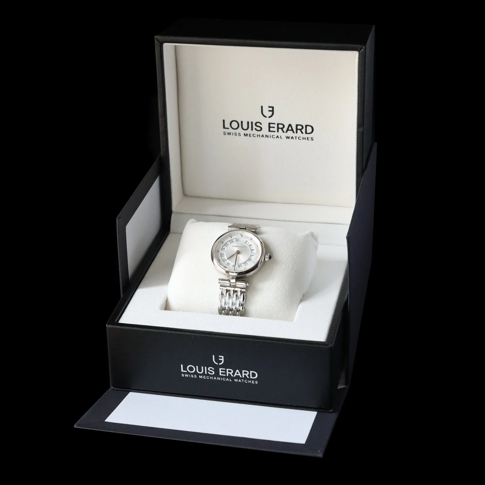 Louis Erard - Romance Silver Guilloché & Diamonds