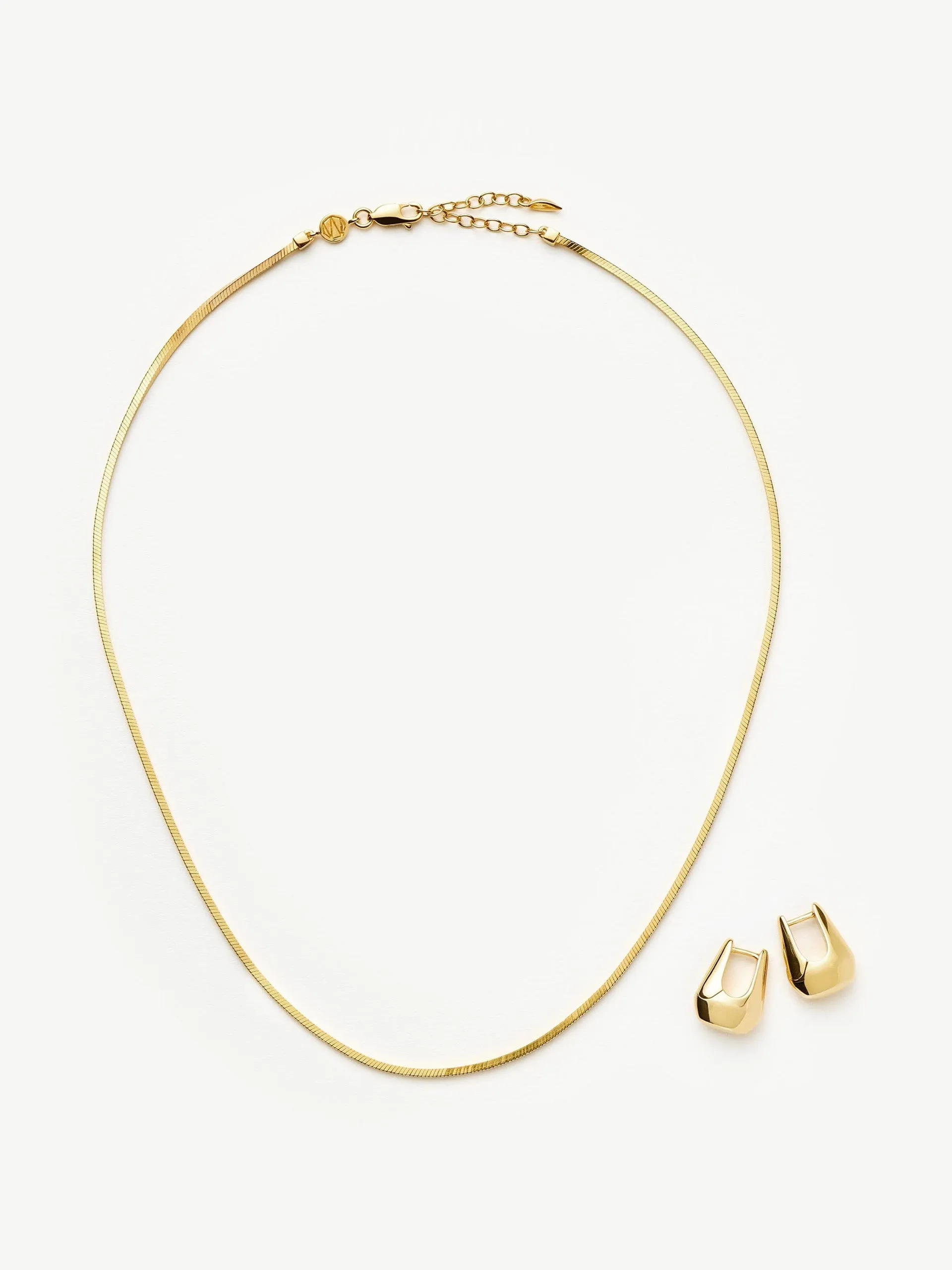 Lucy Williams arco earrings & necklace set