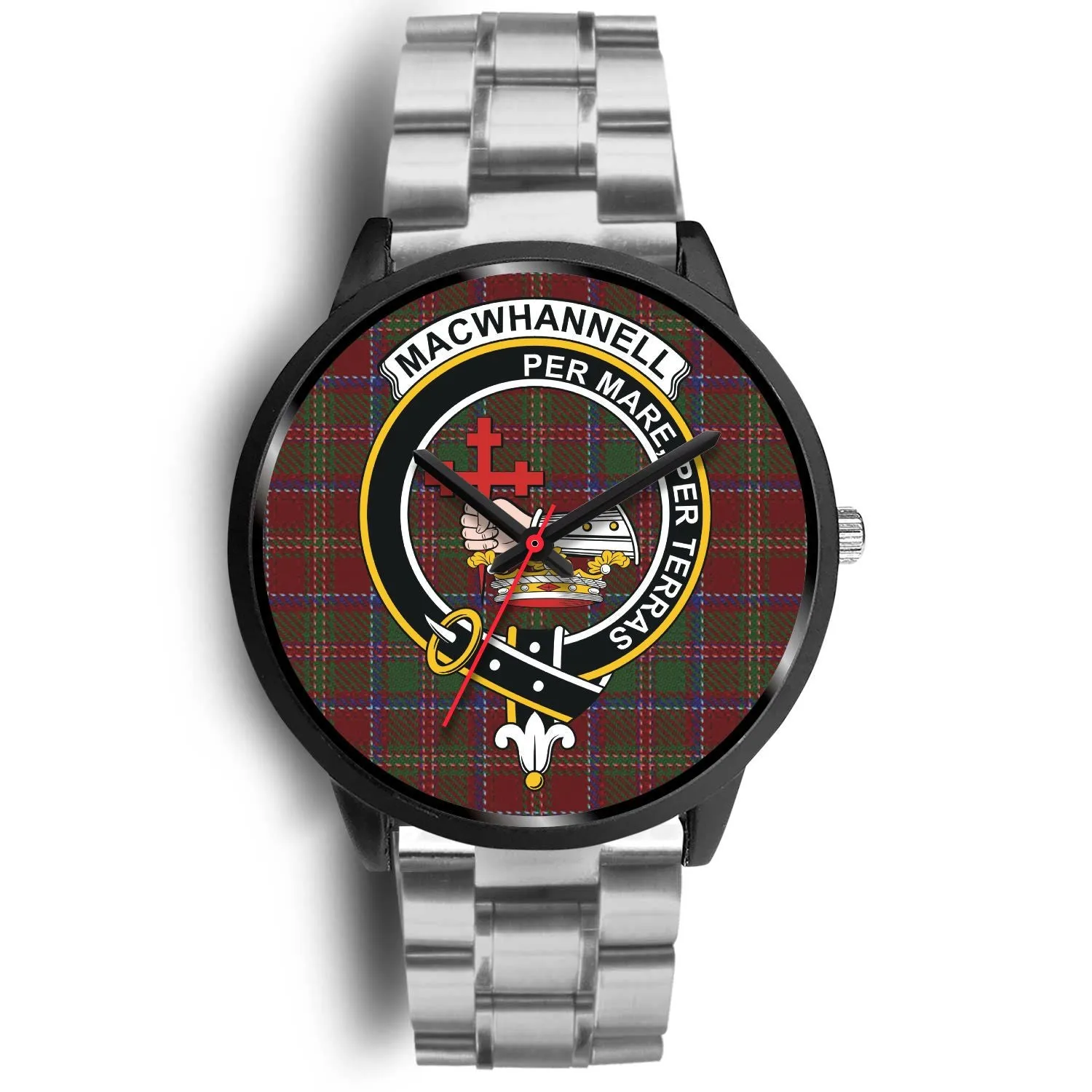 MacWhannell Clan Badge Tartan Black Watch