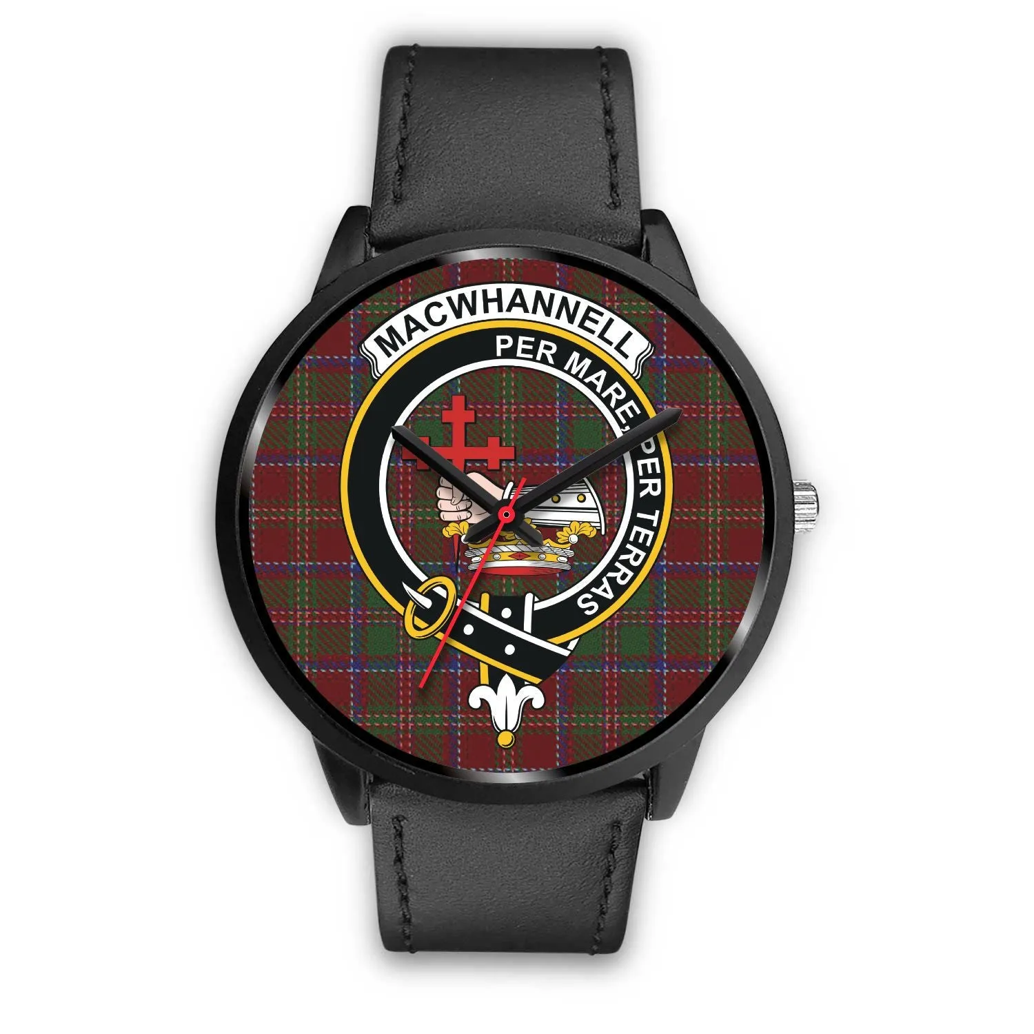 MacWhannell Clan Badge Tartan Black Watch