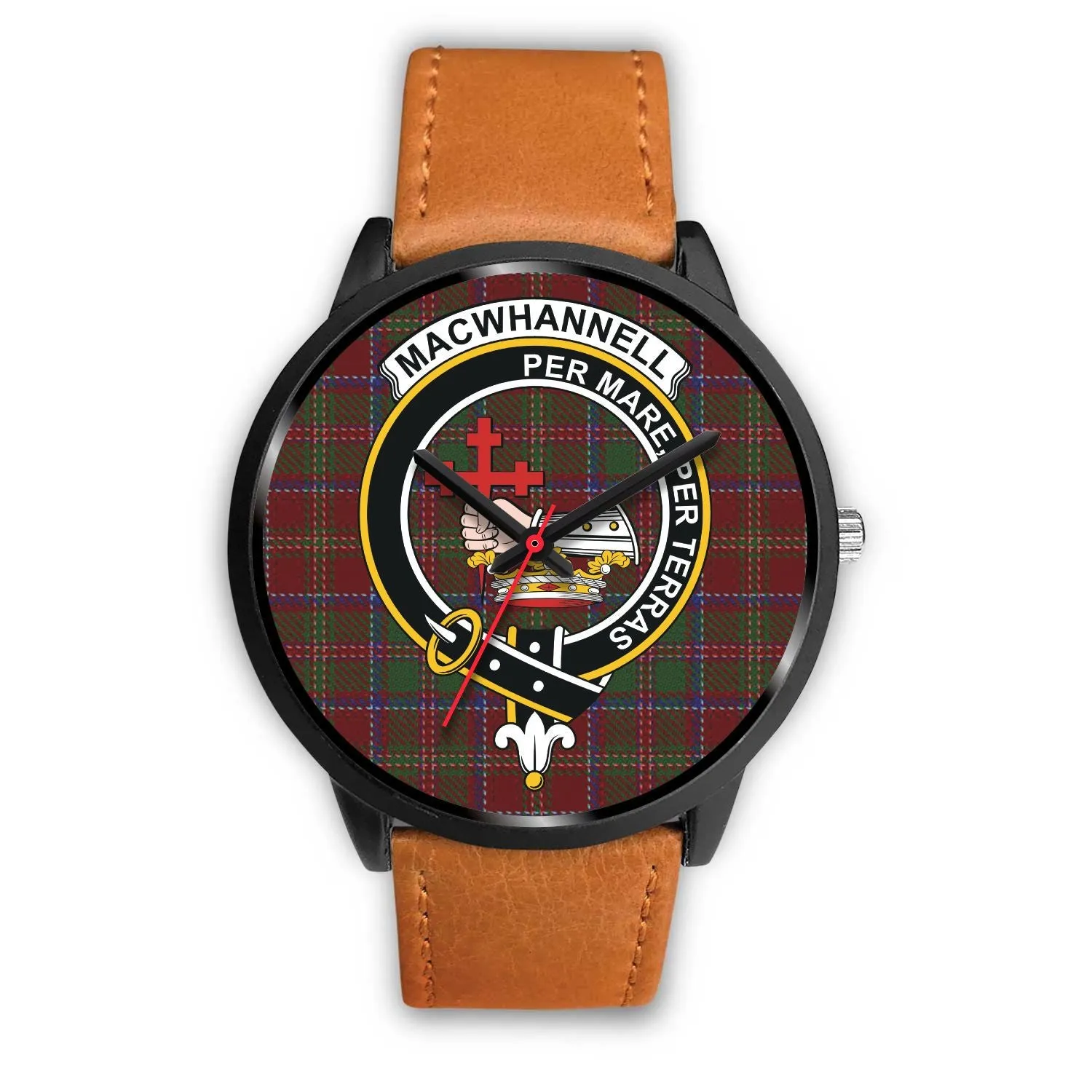 MacWhannell Clan Badge Tartan Black Watch