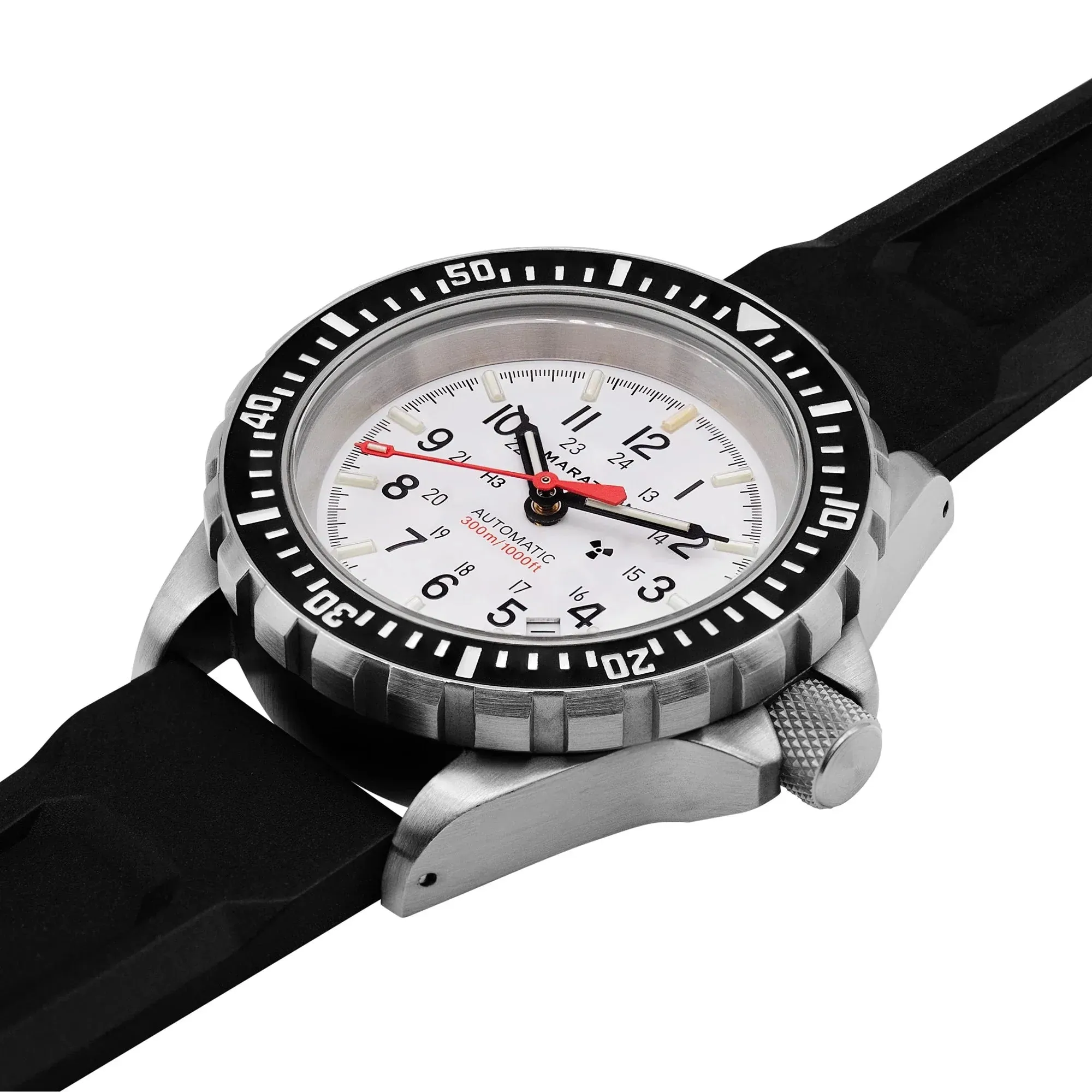 Marathon Arctic Edition Large Diver's Automatic (GSAR) - 41mm White Dial No Government Markings Stainless Steel WW194006-WD