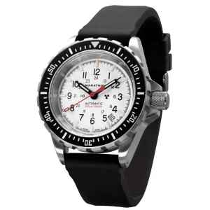 Marathon Arctic Edition Large Diver's Automatic (GSAR) - 41mm White Dial No Government Markings Stainless Steel WW194006-WD