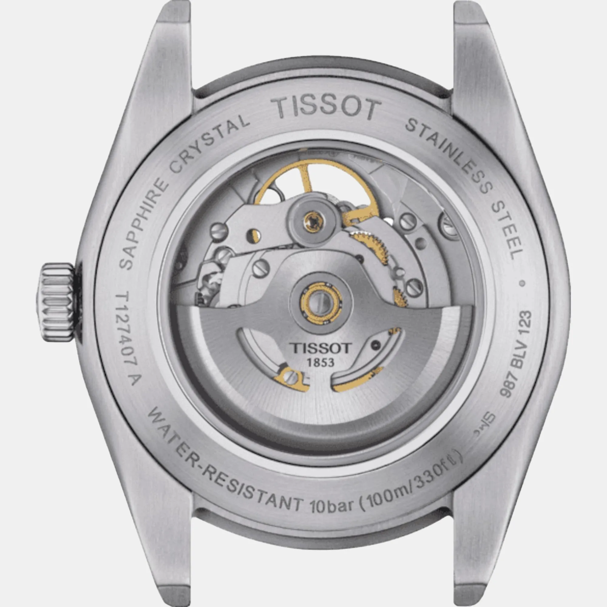 Men Analog Stainless Steel Watch T1274071103101