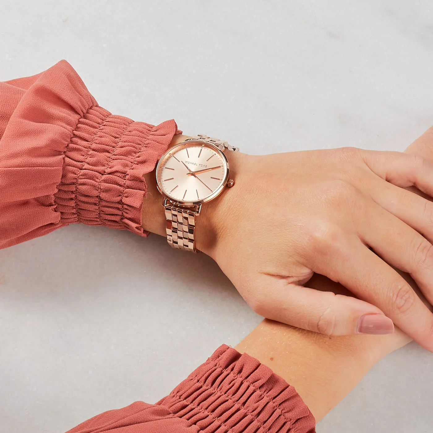 Michael Kors Pyper Rose Gold Unisex Watch MK3897