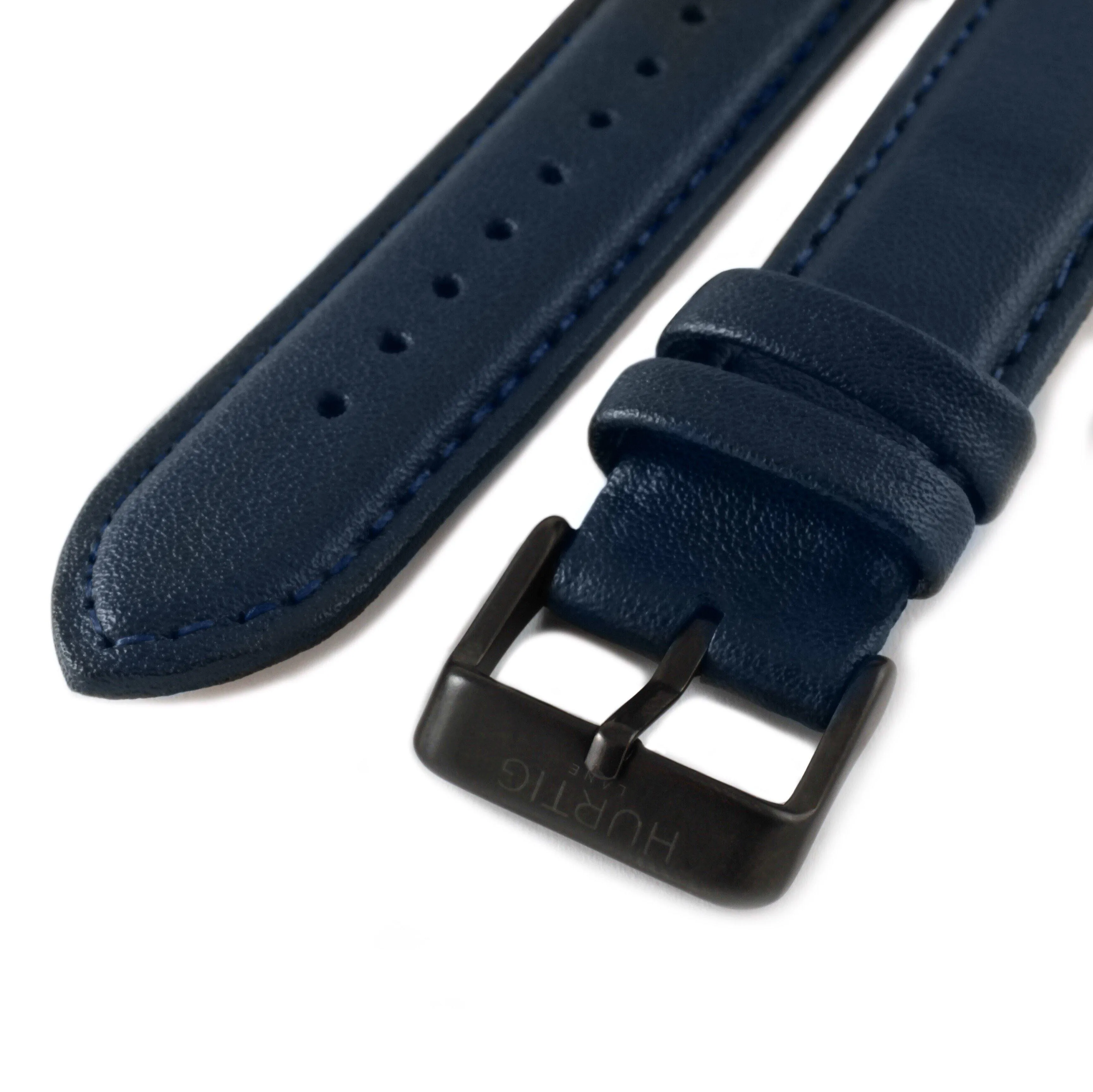 Moderna Vegan Leather Watch All Black & Midnight
