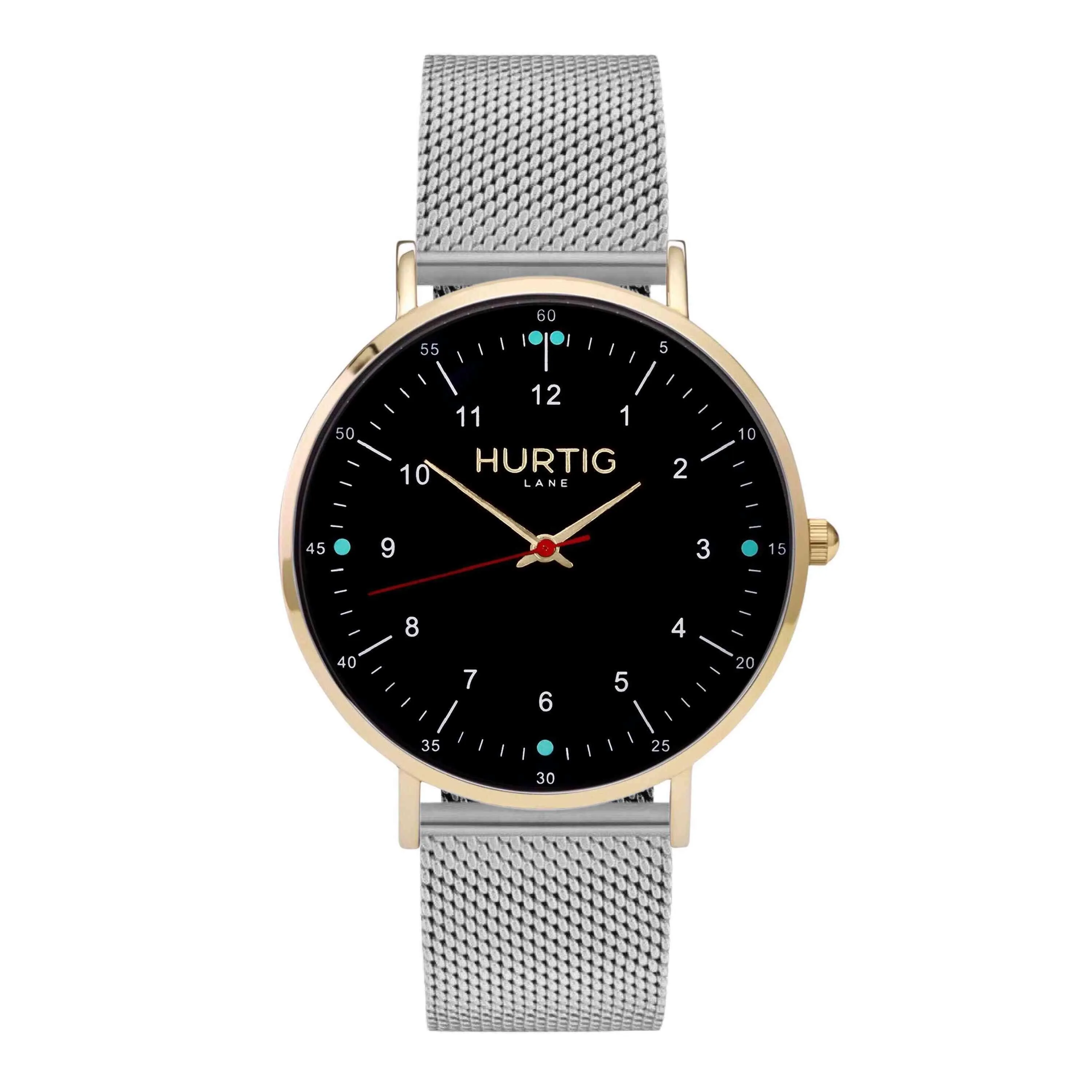 Moderno Stainless Steel Watch Gold, Black & Gold