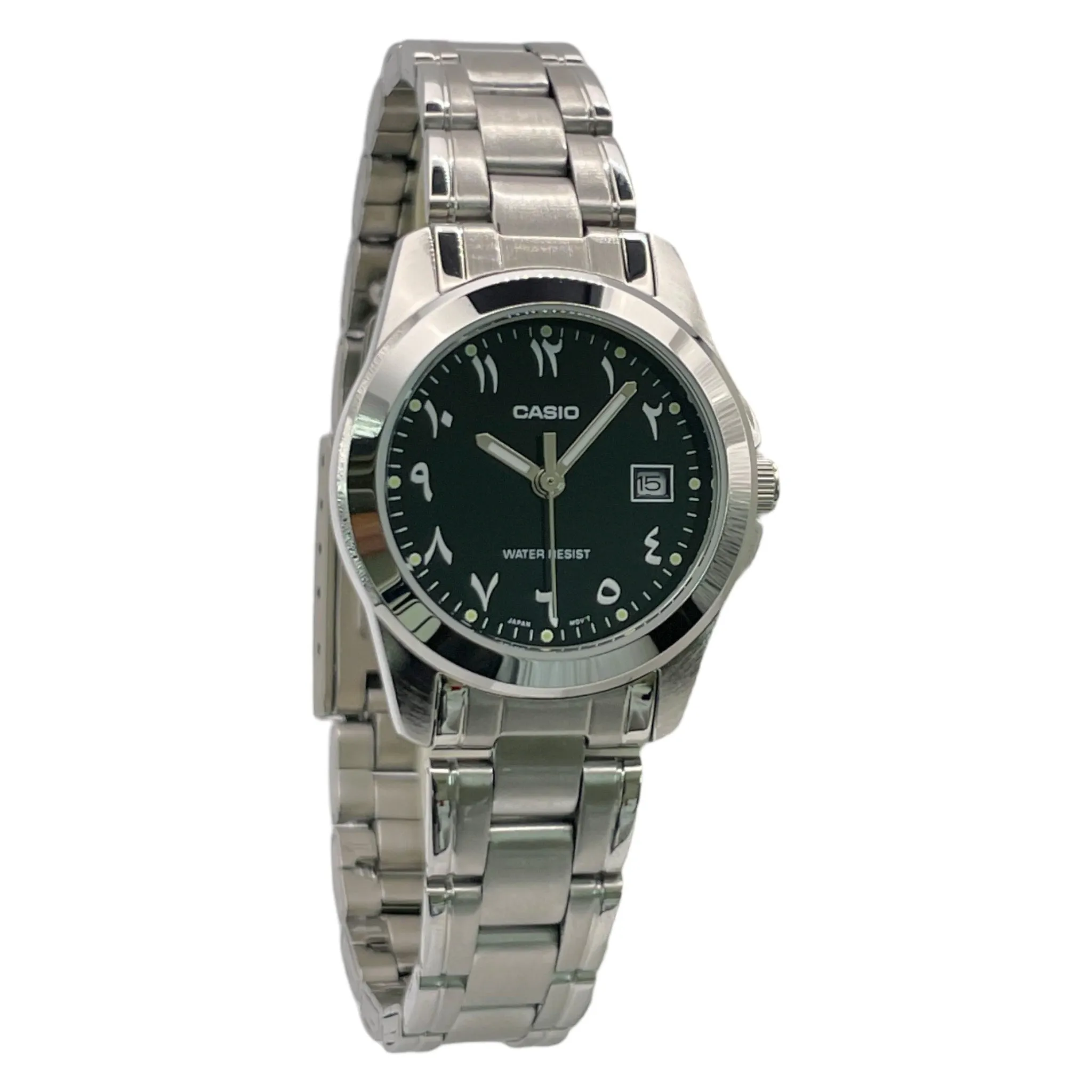 Montre Casio Arabic Dial Femme LTP-1215A-1B3 Noir